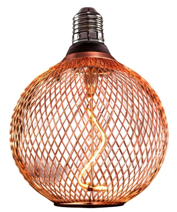 LED Сијалица E27 2.5W БАКАР – ЗЛАТНО СТАКЛО