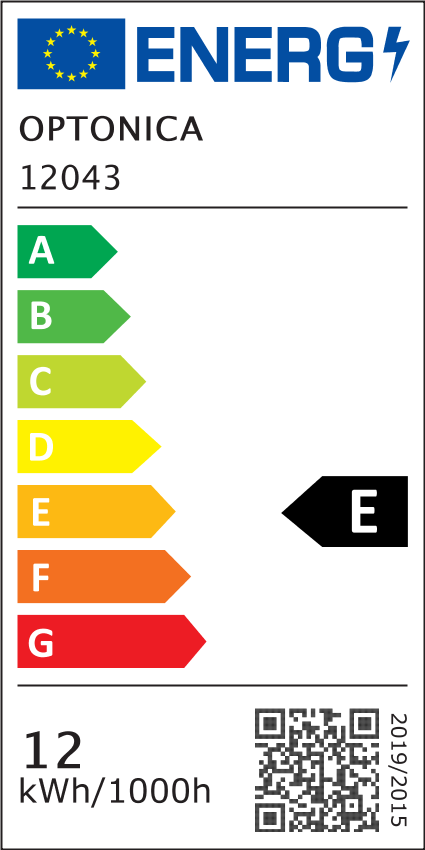 LED COB Надргадна Светилка 12W Округла Бела