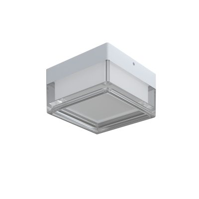 LED НАДВОРЕШНА ПЛАФОЊЕРКА СВЕТИЛКА КВАДРАТНА БЕЛА 9W 3CCT IP65