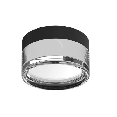 LED НАДВОРЕШНА ПЛАФОЊЕРКА СВЕТИЛКА ОКРУГЛА ЦРНА/БЕЛА 9W 3CCT IP65