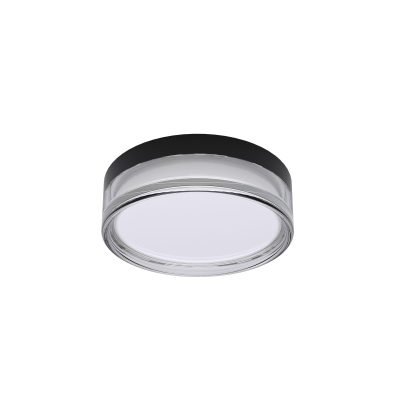 LED НАДВОРЕШНА ПЛАФОЊЕРКА СВЕТИЛКА ОКРУГЛА ЦРНА/БЕЛА 18W 3CCT IP65