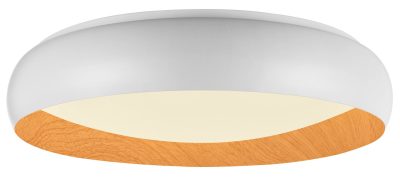 LED Плафонска Светилка 36W Бело/Дрво Тело CCT
