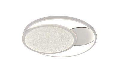 LED Плафонска Светилка 64W Бело/Сиво Тело CCT + Далечинско