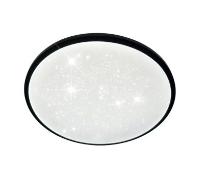 LED ПЛАФОЊЕРКА СВЕТИЛКА 24W ЦРНА/БЕЛА 3CCT-МЕМОРИЈА + ДАЛЕЧИНСКО