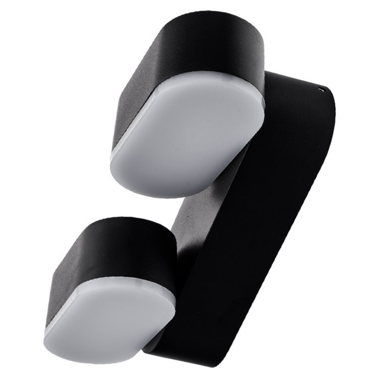 Led ЅИДНО СВЕТЛО EPISTAR AC100-240V 2*6W IP54 1320Lm ЦРНО ТЕЛО 3000K