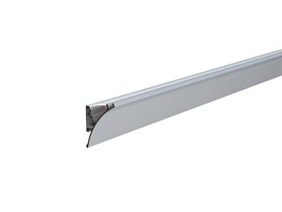 Алуминиумски Профил за LED Лента Silver Body/White Cover L=2M