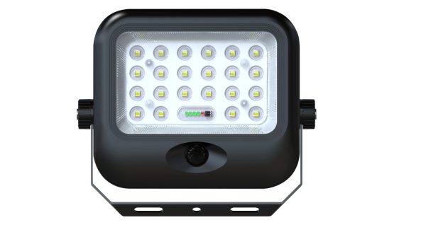 LED Соларен Рефлектор IP65 + СЕНЗОР + Далечински Управувач