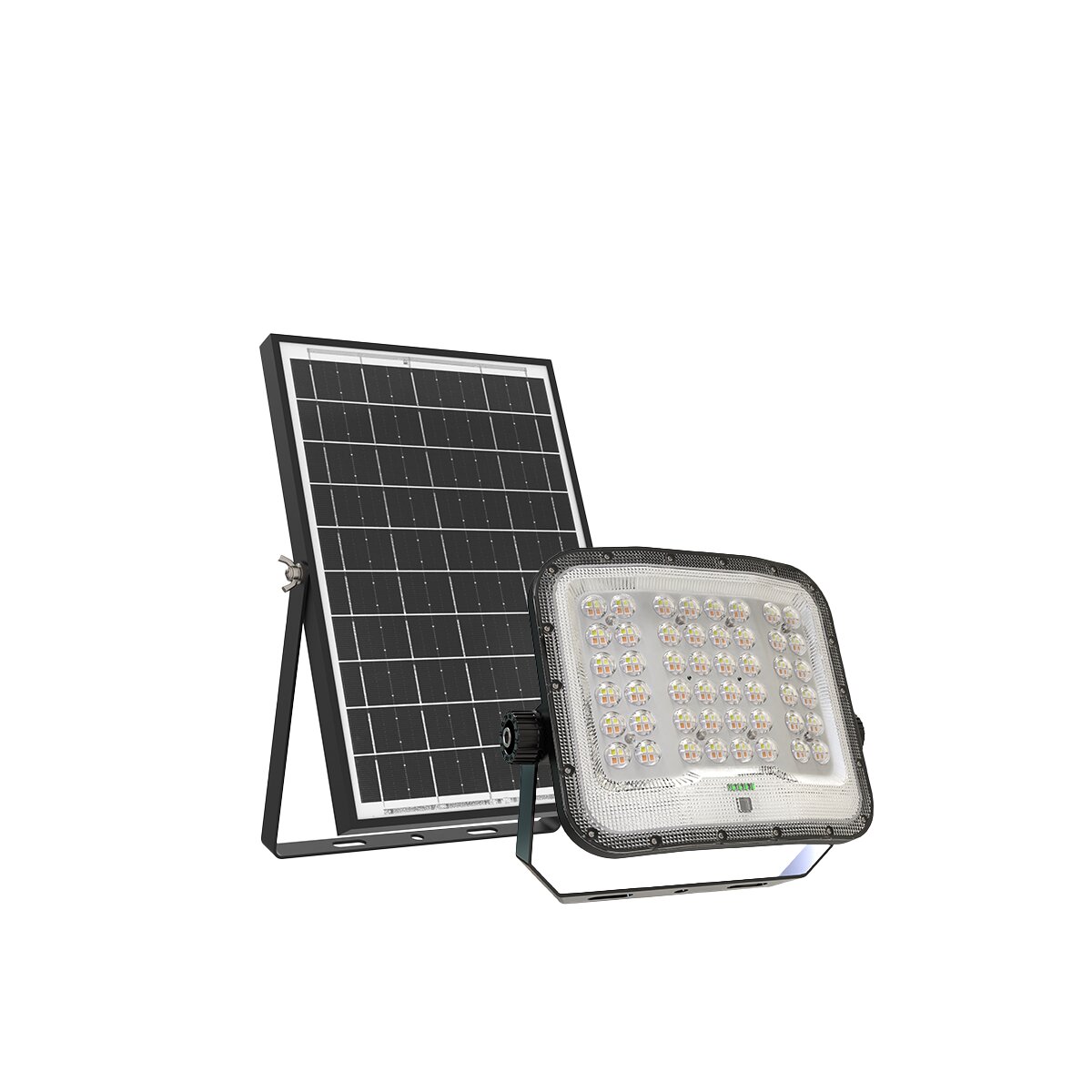 LED СОЛАРЕН РЕФЛЕКТОР 4100LM 30AH CCT IP65 + СО СЕНЗОР + ДАЛЕЧИНСКО