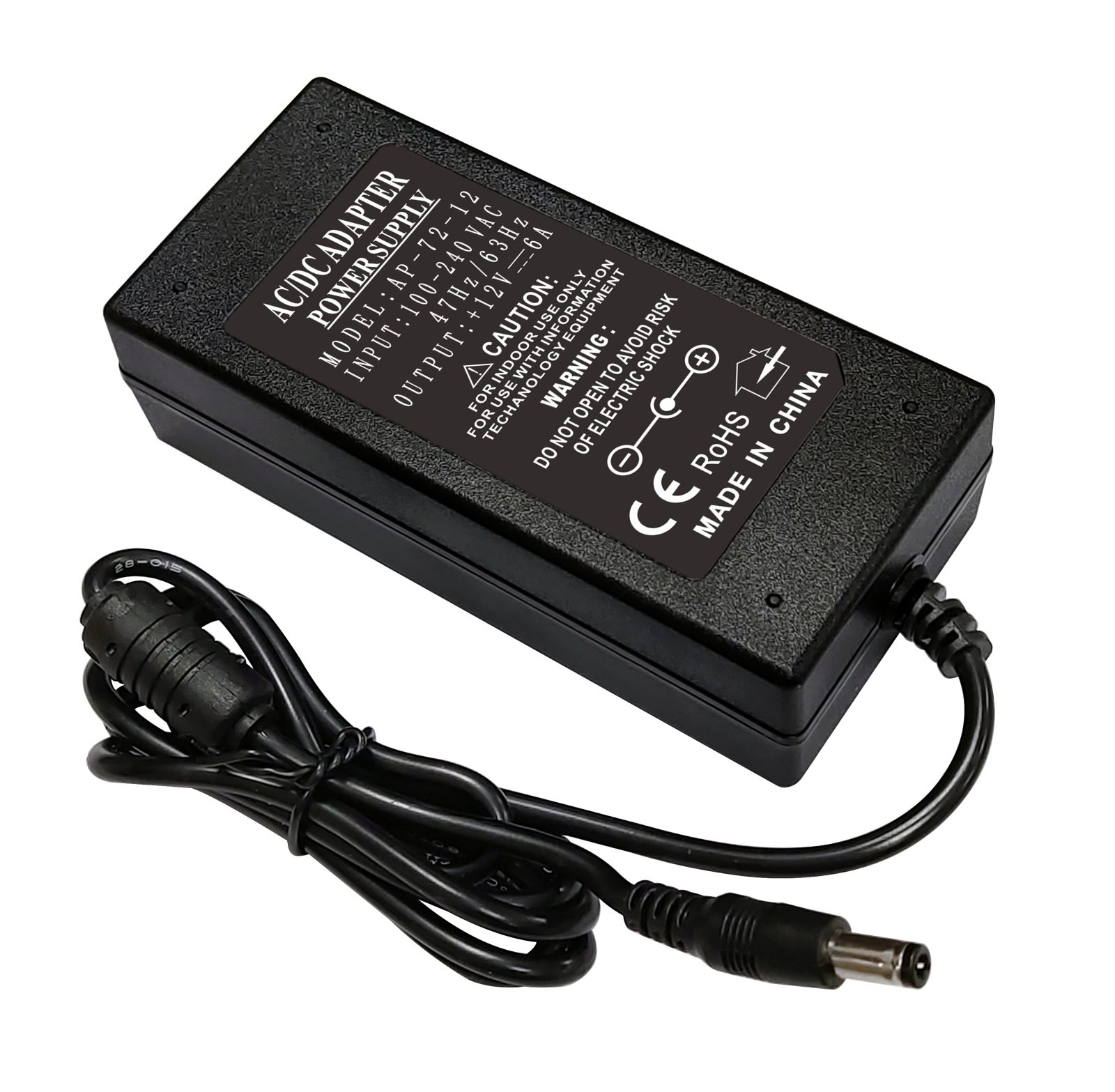 НАПОЈУВАЊЕ ЗА LED ЛЕНТА 72W 24V 3A – ПЛАСТИЧНО IP44