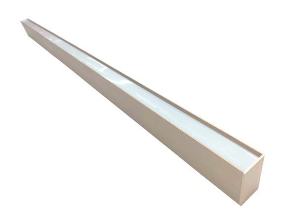 LED Пластична Линиска Светилка 38W 3CCT CHAMPAGNE GOLD