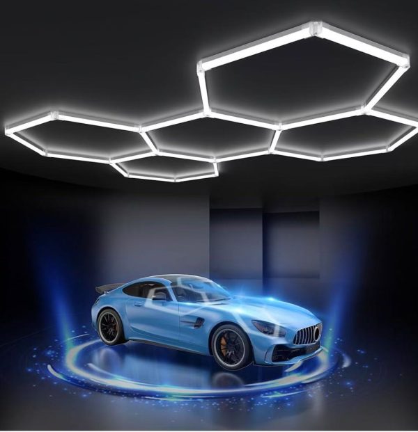 Хексагонален СЕТ Светилки 5HEXS 192W Со Аксесоари
