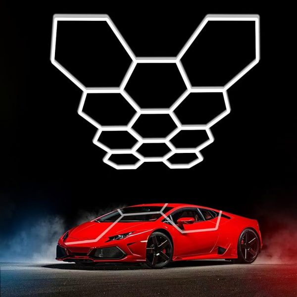 Хексагонален СЕТ Светилки 11HEXS 385W Со Аксесоари