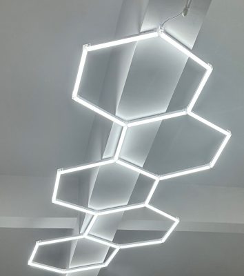 Хексагон Сет Светилки 5HEX 203W Со Аксесоари