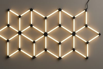 ХЕКСАГОН СЕТ СВЕТИЛКИ 16 SHAPES 294W СО АКСЕСОАРИ