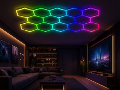 HEXAGON SET LIGHTS 1HEX 171W 120LM/W 165-265V WITH ACCESSORIES RGB