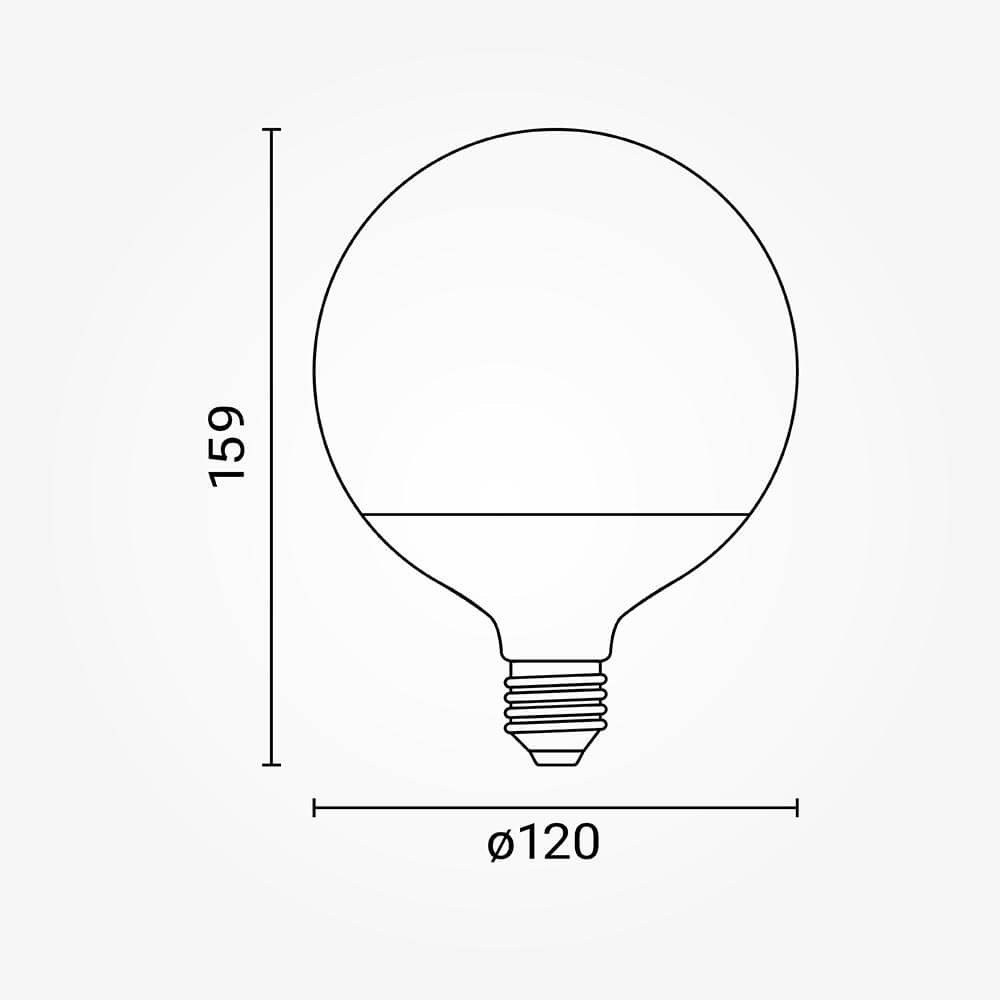 Led СИJАЛИЦА E27 G120 18W 1440Lm 175-265V 6000K