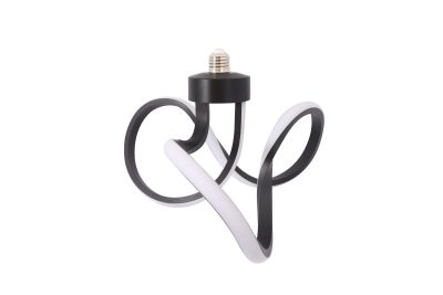 LED ВИСЕЧКА СВЕТИЛКА 12W 3CCT ЦРНА КУТИЈА