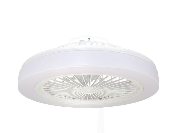 LED Плафонска Светилка Вентилатор 36W/3CCT Бела + Далечинско