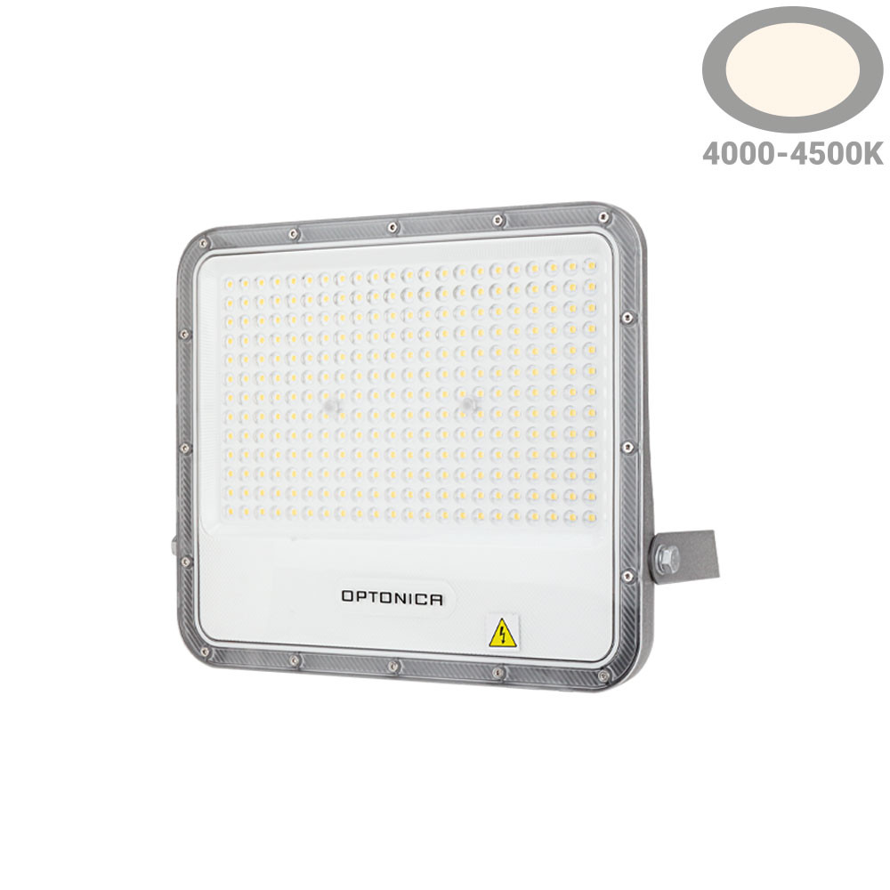 LED SMD РЕФЛЕКТОР 200W СИВО ТЕЛО IP65 СО 100CM КАБЕЛ
