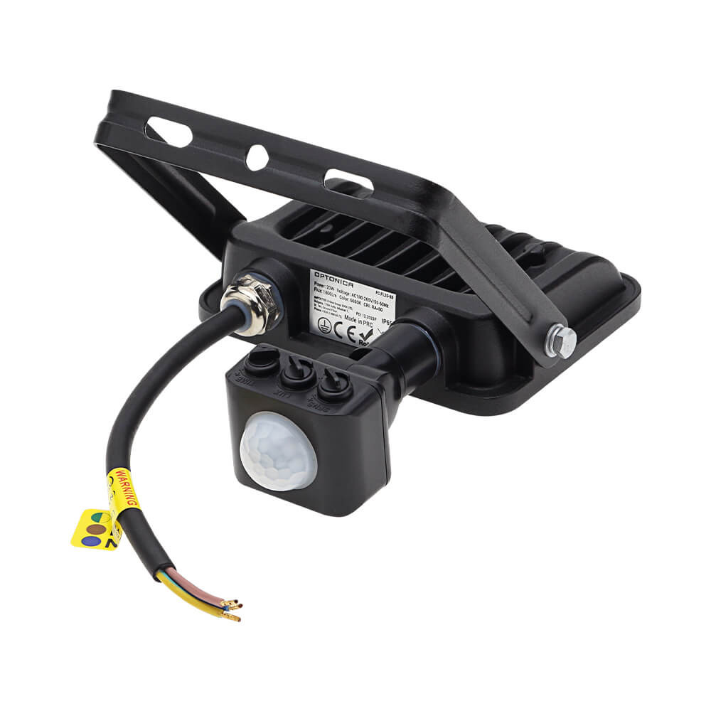 Led SMD Рефлектор IP65 ЦРНО ТЕЛО СО СЕНЗОР 20W БЕЛА СВЕТЛИНА