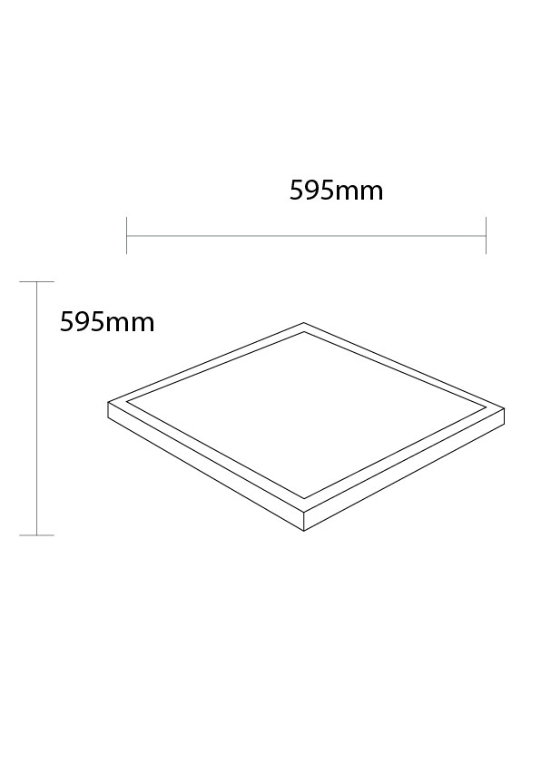 LED Рамка Панел Светилка 60×60 48W