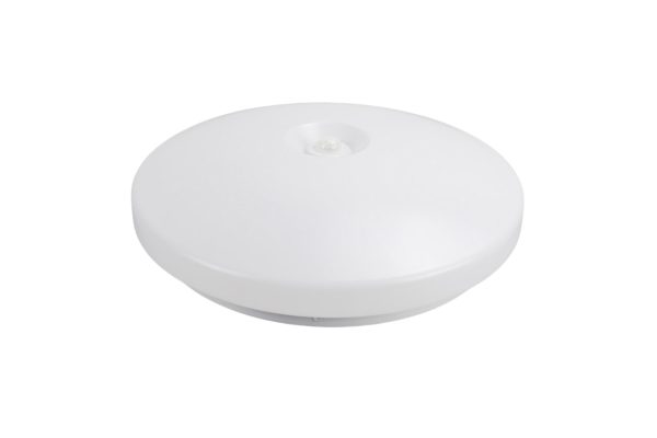 LED Надворешна Плафонска Светилка Бела PIR-SENSOR 2xE27 Фасонки