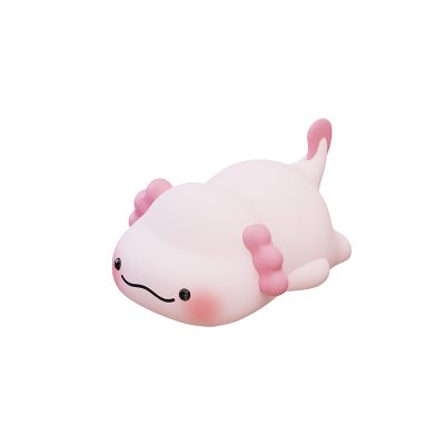 ДЕТСКА ИГРАЧКА СВЕТИЛКА СИЛИКОНСКА AXOLOTL 2W 1200MAH 5V/1A