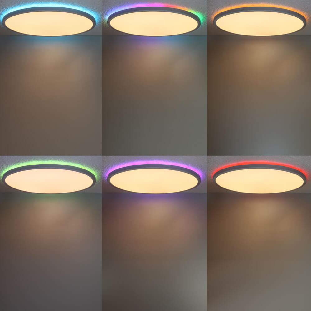 Led ПЛАФОНСКО СВЕТЛО БЕЛО ТЕЛО 18W CCT+RGB 32W RGB + CCT