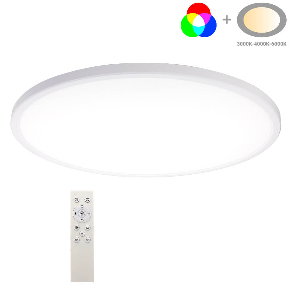 Led ПЛАФОНСКО СВЕТЛО БЕЛО ТЕЛО 18W CCT+RGB 32W RGB + CCT