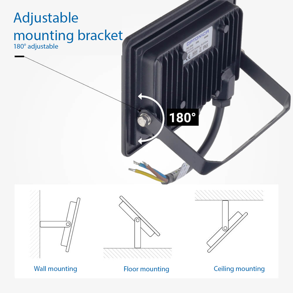 Led SMD Рефлектор ЦРН 20W 1600Lm AC220-265V 120° IP65 4500K