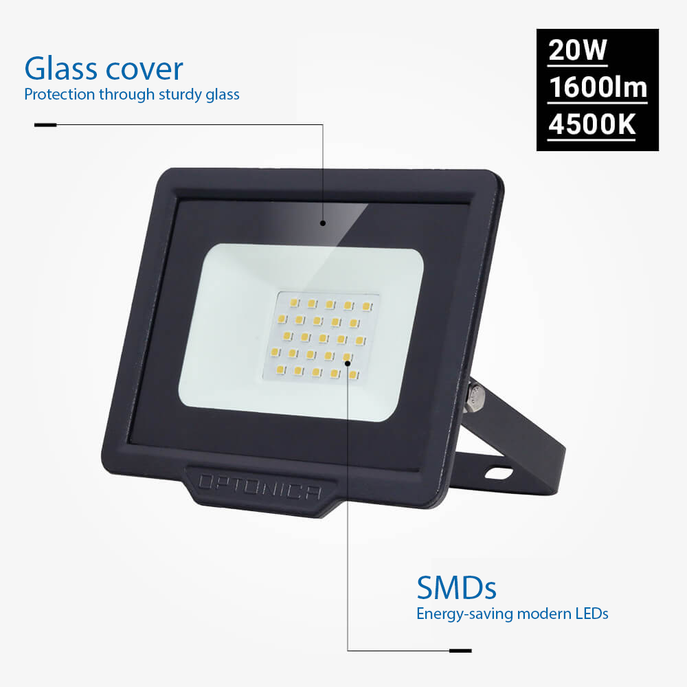 Led SMD Рефлектор ЦРН 20W 1600Lm AC220-265V 120° IP65 4500K