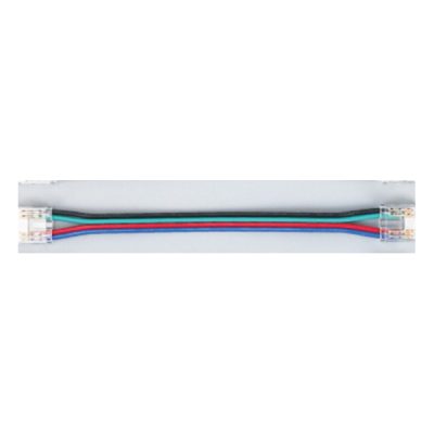 Двоен конектор со Кабел во средина за 10mm COB RGB SKU:4965