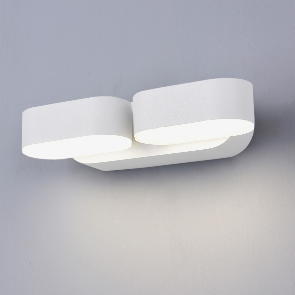 Led ЅИДНО СВЕТЛО EPISTAR AC100-240V 2*6W IP54 1320Lm БЕЛО ТЕЛО 4000K