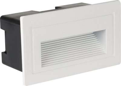 LED Степенична Светилка Квадратна БЕЛА 3W IP65