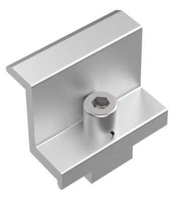 КРАЕН ДРЖАЧ L60MM, ЗА H30MM СОЛАРЕН ПАНЕЛ