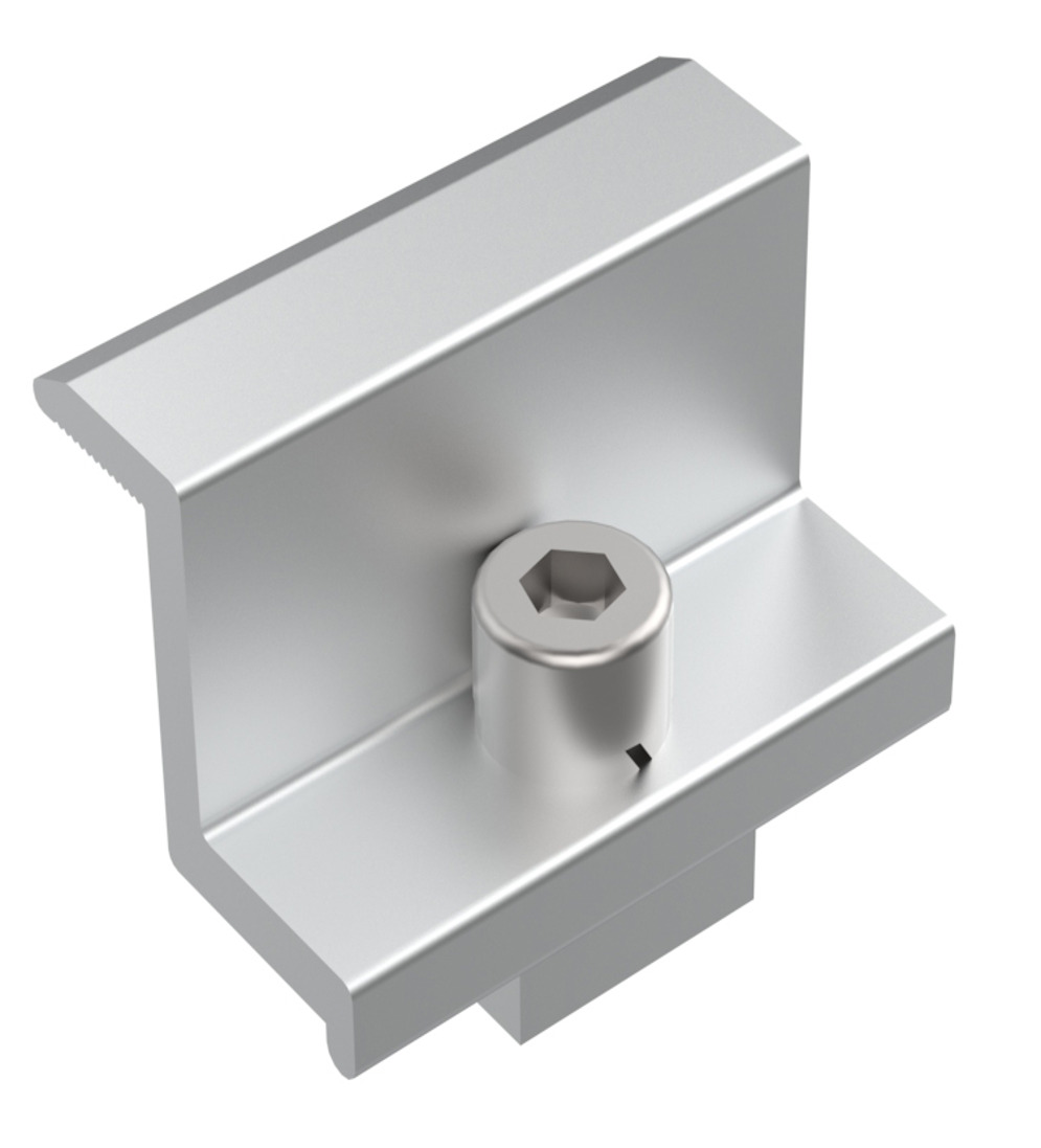 КРАЕН ДРЖАЧ L60MM, ЗА H30MM СОЛАРЕН ПАНЕЛ