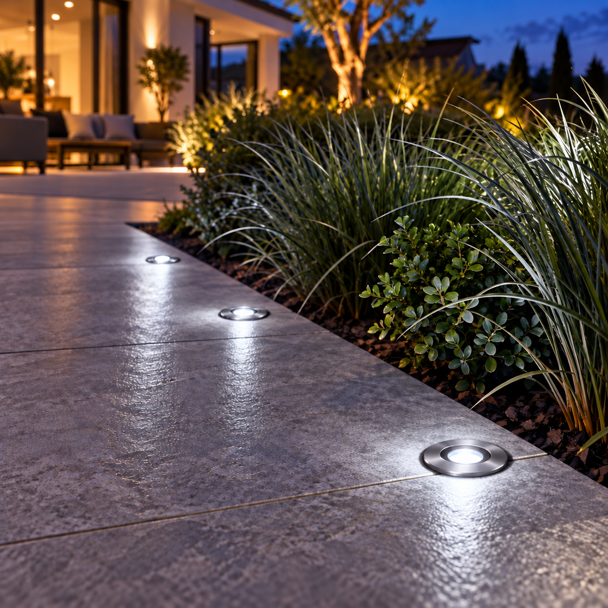 Led ПОДЗЕМНО СВЕТЛО 1.3W STAINLESS STEEL 24VDC 20/60° IP68 – WH