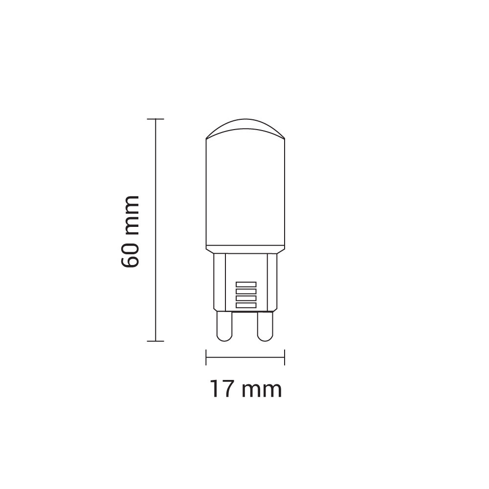 Led СИJАЛИЦА G9 5W/170-265V 420Lm 2800K