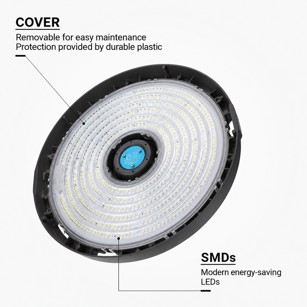 200W Led ИНДУСТРИСКА СВЕТИЛКА AC100-240V 5700K 180Lm/W IP65 90° – NEW